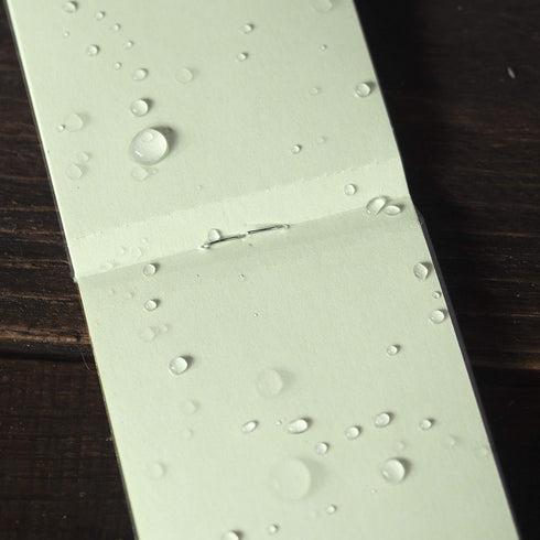 Rite in the Rain Weatherproof On The Go Wallet Notebook, 2" x 3.375", 6 Pack, Green Cover, Blank Pages (No. OTG971L)