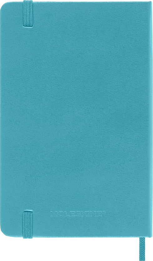 Moleskine Classic Notebook, Hard Cover, Pocket (3.5" x 5.5") Dotted, Reef Blue, 192 Pages by Moleskine