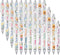 Sabary Bible Verse Ballpoint Pens, Christian Flower Pens, Inspirational Quotes, Funny Office Ballpoint Pens, 40 Pcs