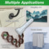 TOGGLER Alligator AF8 Flanged Anchor, Polypropylene, for #8 to #14 Fastener Sizes, Pack of 100