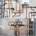 PATIKIL 3/8 Inch ID P-Trap Copper Pipe Fittings, 2 Pcs for HVAC Refrigeration Air Conditioning Plumbing