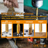 M4x0.7 3.3mm M2 Set, Tap and Drill Bit Kit, HSS Metric Drill and Tap Combination of Drill and Tap Kit for Metal