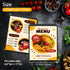 FLK Tech 10 Pack 1 2 8.5 11 Inch FLKQC Page Menu Covers, View x Clear PVC Menu Holder, Double Stitched Restaurant Menu