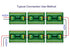 OONO 30A/300V Screw Mount 2x12 Position Terminal Block Distribution Module.