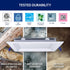 6 1100 5 2700K-5000K, Dimmable, DBS60-S1W, Leviton in. Square Baffle Slim Downlight, Lumens, CCT Color Selectable White