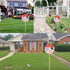 2 Pack 36" 12"x12" Security Sign, Private Property Video Surveillance Sign, with Metal Stakes, Reflective Rust Free