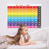 Numbers 1-100 Chart Bulletin Board Borders, Educational Math Posters for Classroom & Home Teacher Supplies