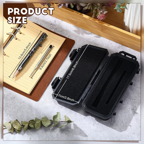 Bolt Action Pen with Gift Box Refile Shape Metal Pen Ballpoint Solid Pens for Gun Lover with Black Ink Refills for Dad Colleague Boyfriend Husband Graduation Father's Day Valentine Gift(Gray)