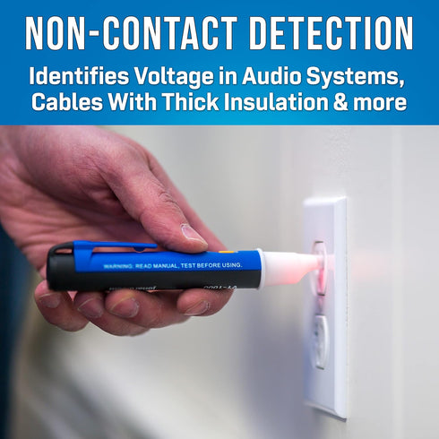Jonard Tools VT-1100 Non-Contact Voltage Detector, 24 to 1000VAC for Safe Electrical Testing