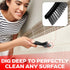 Scrub Brush Set of 3pcs, Cleaning Shower Scrubber with Ergonomic Handle and Durable Bristles for Bathroom and Kitchen
