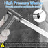 Imlemao 2 Pack Handheld Toilet Bidet Sprayer, Adjustable Water Pressure Stainless Steel Jet Spray Attachment with Hose