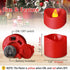 SingTok 12 PCS Red LED Tea Lights Battery Operated, Flameless Votive Tealights Fake Candles for Christmas Halloween