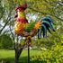 Tryme Rooster Solar Lights Outdoor Decorative Garden Statue Gifts for Chicken Lovers Women Mother Metal Yard Art