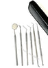 GERMAN Dental Hygiene Kit, 6 Piece Dentist Tools for Teeth Cleaning and Gum Health
