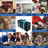 Wide Mouth Tool Bag, Heavy Duty Tote Bag for Men, High Capacity Organizer for Electricians Mechanics Carpenters (12