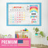 Hadley Designs Doodle Classroom Calendar Set Bulletin Board Sets For Teachers - School Calendar For Classroom, Classroom Calendar Bulletin Board Set For Classroom Decorations by Hadley Designs