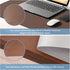 Desk Mat with Wireless Charging, Large Mouse Pad 32x16, Waterproof Black Leather Computer Mat, Non-Slip Protector for