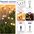 Bulb (4 Pack) TONULAX Solar Garden Lights - Upgraded Solar Swaying Light, Sway by Wind, Outdoor Lights, Yard Patio