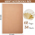 Epakh 48 Pack A5 Kraft Paper Notebooks, 8.3 x 5.5 Inch Travel Notebook Journals for Students, 68 Pages