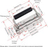 4Pcs Stainless Steel Folding Spring Handle for Toolbox, Suitcases, Equipment Cabinet Pull Drawer Knobs, Free Screws