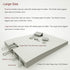 Silver Binder Clips, Large (Jumbo) 2 Inch (50 mm), Assorted Size Metal Fold Back Clips, 12 Count