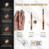 Scriveiner EDC Luxury Rollerball Pen, Stunning Heavy Pocket Pen with Hand Brushed Copper Finish, Best Gift for Men and