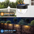 8 Pack btfarm Solar Deck Lights Outdoor Waterproof, Retro LED Patio Lights Solar Powered, Solar Fence Light for Outside