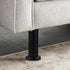 4pcs 12-18cm, GLEAVI Adjustable Furniture Legs Bed Frame Support Legs, Extendable Cabinet Feet Black Plastic