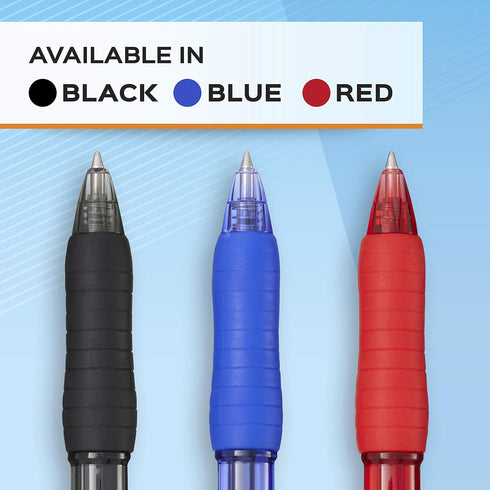 Paper Mate Gel Pen Profile Retractable Pen - 0.7mm Red - 12 Count