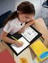 SUNEE Folders with Pockets, 125 Pack Black, 2 Pocket Folders Fit Letter Size Paper for School Office Home