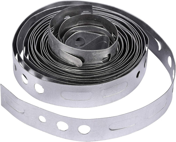 Oatey 33989 Galvanized Tab Tape, 28 Ga. 3/4-Inch x 10-Feet, Metallic