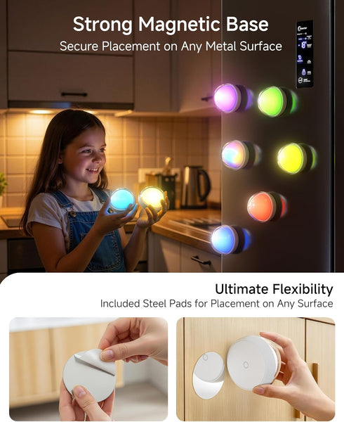 2000mAh, Dimmable (8 4 ZEEHOO Rechargeable Night Light, Portable Wireless Charging Egg Lamp, LED Night Light Colors