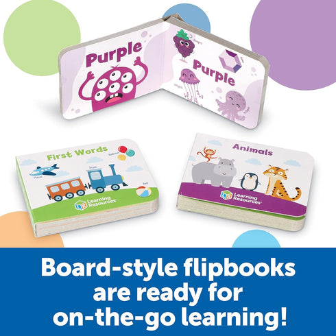Learning Resources 3 2+, Skill Builders! Toddler Flipbook Library - Pieces, Ages Educational Toys, Toddler Alphabet