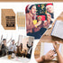 PerKoop 200 Pcs Inspirational Notebooks and Motivational Pens - Thank You Bamboo Pen Kraft Notebooks for Employee Gifts