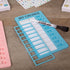 Dry Erase Chore Chart Set (2 Pcs) - Chore Chart for Kids & Adults (Blue & Pink)