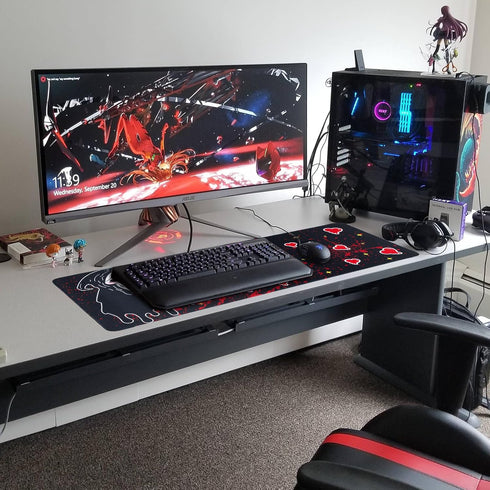 BOHJPIS 31.5 11.8in Large Gaming Mouse Pad x Desk Mat for Office Mousepad Anti-Skid Rubber Base Soft Comfortable