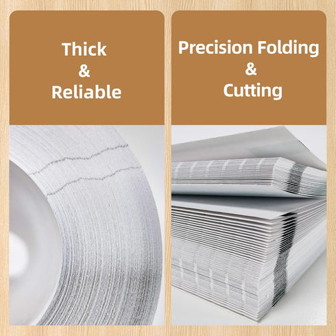8.5 11, 100 M834, A285M Thermal Printer Paper x HUOJI US Letter Size Inkless Printer Paper, Sheets Thermal Printing