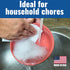 10 Pack of White Non Scratch Non-Woven Pads for Cleaning/Polishing and Multi Purpose Use in Your Home Workshop or Garage