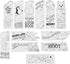Juvale 24-Pack DIY Bookmarks for Kids & Students - Color Your Own Bookmark Kit with Book Worm Designs for Reading,