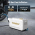 inzeetor 150 12V PSI Tire Inflator Portable Air Compressor, DC Auto Shutoff Air Pump with Digital Pressure Gauge