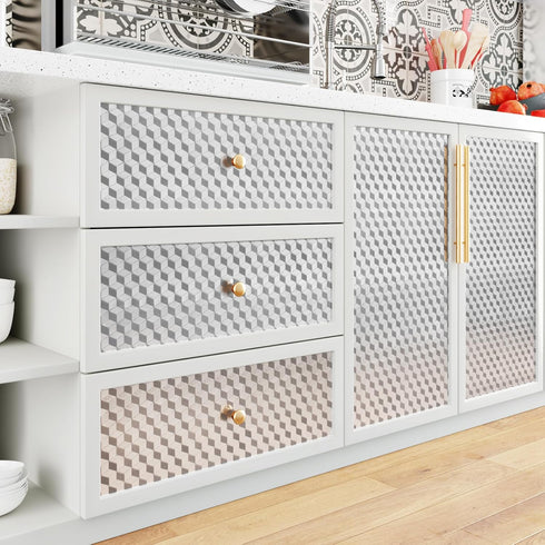 WESTICK Stainless Steel Contact Paper 80 x15.75 , Oil Proof Peel and Stick Wallpaper for Kitchen Countertops