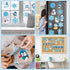 Winter Bulletin Board Decorations for Classroom with Christmas Snowflake Snowman Penguin Cutouts for School Decor