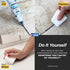 PentaUSA Tile Grout Repair Kit - Dark Grey Grout Filler, Triple Protection, Fast Drying Formula Restores and Renews Grout Lines with Grout Float (Dark Grey, 8.8oz / 250gr)