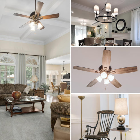 Energetic Lighting LED A15 Ceiling Fan Bulbs, 40 Watt Equivalent, 4000K Cool White, Dimmable, E26 Base, UL Listed, 6