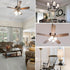 Energetic Lighting LED A15 Ceiling Fan Bulbs, 40 Watt Equivalent, 4000K Cool White, Dimmable, E26 Base, UL Listed, 6