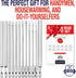 12-Piece 6" Set S2 1/4" Set Baker and Bolt Long Hex Head Allen Wrench Drill Bit Impact Ready, Steel, SAE, Hex Bit