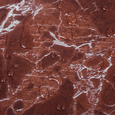 88"x15.8" Red Brown Marble Contact Paper for Countertops, Faux Granite Peel and Stick Waterproof Wallpaper