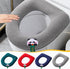 Generic Universal Toilet Seat Cushion Cover - Soft & Thicken Washable Toilet Seat Pad with Handle, Non-Slip Bathroom
