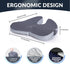 Janemiri Small Travel Seat Cushion for Airplane,Portable Foldable Seat Cushion,Sciatica Pain Relief with Built