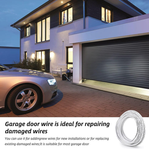 PineHaven 50 Wire,20 2 FT Garage Door AWG Conductor Garage Sensor Doorbell Wire, Universal Cable Wires for Garage Door